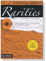 Cantolopera【CD+樂譜】Rarities : Arie per Baritono／Arias for Baritone