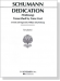 Schumann【Dedication (Widmung)】Transcribed by Franz Liszt for Piano