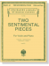 Two Sentimental Pieces for Violin and Piano