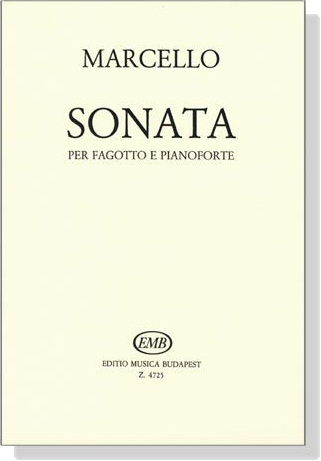 Marcello【Sonata】per Fagotto e Pianoforte