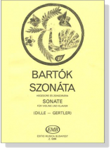 Bartok【Szonáta / Sonate】für Violine und Klavier