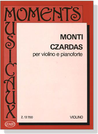Monti【Czardas】per violino e pianoforte