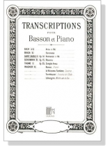 Saint-Saens(C.)【Op. 51 , Romance en Re】Transcriptions pour Basson et Piano