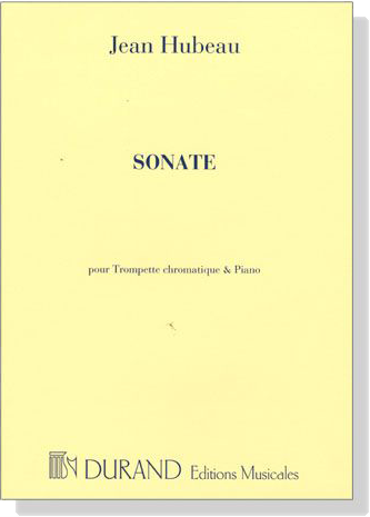 Jean Hubeau【Sonate】pour Trompette chromatique and Piano