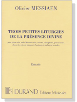 Olivier Messiaen【Trois Petites Liturgies de la Presence Divine】Piano solo Olivier Messiaen【Trois Petites Liturgies de la Presence Divine】Piano solo