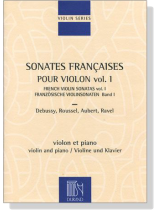Sonates Francaises Pour Violon【Vol. 1】violon et piano