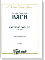 Bach【Cantatas Nos. 5-8】Volume 2 , Miniature Score Bach【Cantatas Nos. 5-8】Volume 2 , Miniature Score