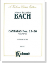 Bach【Cantatas Nos. 23-26】Volume Ⅷ , Miniature Score Bach【Cantatas Nos. 23-26】Volume Ⅷ , Miniature Score