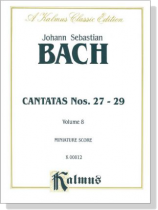 Bach【Cantatas Nos. 27-29】Volume 8 , Miniature Score Bach【Cantatas Nos. 27-29】Volume 8 , Miniature Score
