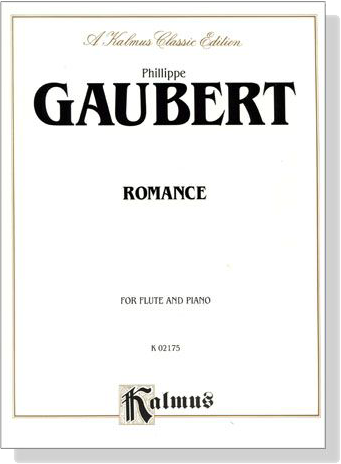 Gaubert【Romance】for Flute and Piano