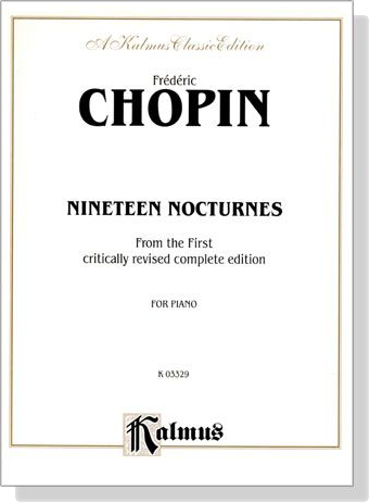 Chopin【Nineteen Nocturnes】for Piano