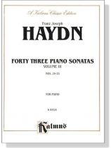 Haydn【Forty Three Piano Sonatas , Volume Ⅲ , Nos. 24-33】For Piano Haydn【Forty Three Piano Sonatas , Volume Ⅲ , Nos. 24-33】For Piano
