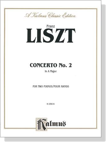 Liszt【Concerto No. 2 in A Major】for Two Pianos / Four Hands