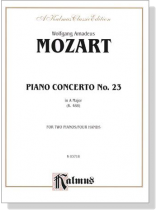 Mozart【Piano Concerto No. 23 in A major , K. 488】 for Two Pianos / Four Hands Mozart【Piano Concerto No. 23 in A major , K. 488】 for Two Pianos / Four Hands