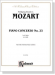 Mozart【Piano Concerto No. 23 in A major , K. 488】 for Two Pianos / Four Hands