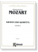 Mozart Sixteen Easy Quartets Volume【Ⅱ】K. 155, K.  156, K.  157, K.  158, K. 159, K. 160,K. 168, K.  169, K.  170, K.  171,K.  172, K. 173, K. 285, K. 298, K. 370 ,K. 546