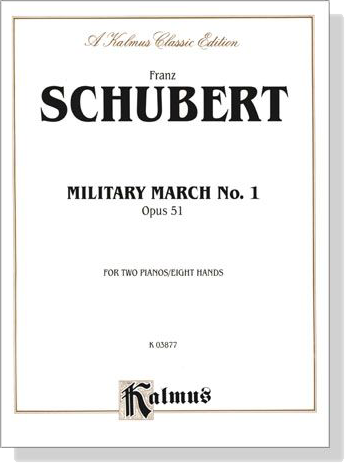Schubert【Military March No. 1 , Opus 51】for Two Pianos / Eight Hands