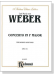 Weber【Concerto in F Major , Opus 75】for Bassoon and Piano