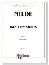 Milde【Twenty-Five Studies , Opus 24】for Bassoon