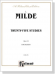 Milde【Twenty-Five Studies , Opus 24】for Bassoon