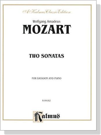 Mozart【Two Sonatas】for Bassoon and Piano