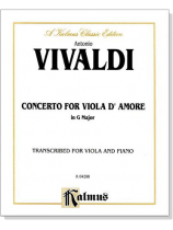 Vivaldi【Concerto for Viola d'Amore】in G Major