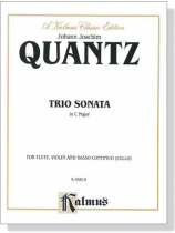 Quantz【Trio Sonata in C Major】for Flute, Violin and Basso Continuo (Cello)