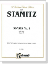 Carl Stamitz【Sonata No.1 In G Major , Opus 14】for Flute, Violin and Basso Continuo (Cello)
