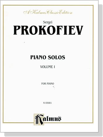 Prokofiev【Piano Solos】Volume 1 for Piano