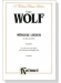 Wolf【Möricke Lieder】In Two Volumes , Volume Ⅰ for Low Voice and Piano