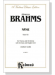 Brahms【Nänie , Opus 82】Chorus Score