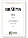 Brahms【Nänie , Opus 82】Chorus Score Brahms【Nänie , Opus 82】Chorus Score
