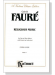 Faure【Religious Music】for One or More Voices with French or Latin text , Choral Score