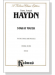Haydn【Stabat Mater】for Soli, Chorus and Orchestra , Choral Score