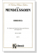 Mendelssohn【Christus】for Soprano and Tenor Soli, Chorus and Orchestra with English text , Vocal Score