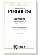 Pergolesi【Magnificat】for Soli, Chorus and Orchestra with Latin and English text , Choral Score Pergolesi【Magnificat】for Soli, Chorus and Orchestra with Latin and English text , Choral Score