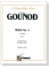 Gounod【Messe No. 2 in G Major , Opus 1】for Men's Voices and Organ, ad lib. , Choral Score