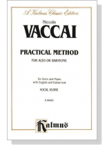 Vaccai【Practical Method】for Alto or Baritone Vaccai【Practical Method】for Alto or Baritone