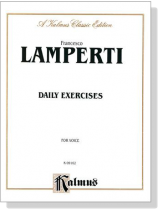 Lamperti【Daily Exercises】for Voice