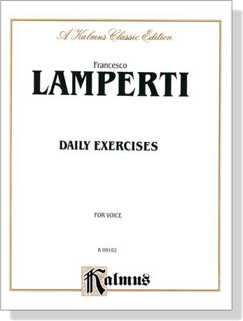 Lamperti【Daily Exercises】for Voice