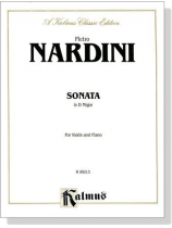 Nardini【Sonata in D major】for Violin and Piano