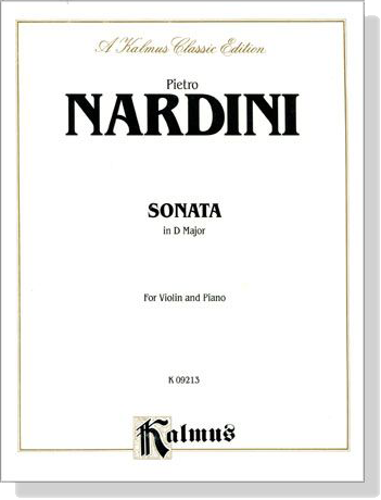 Nardini【Sonata in D major】for Violin and Piano
