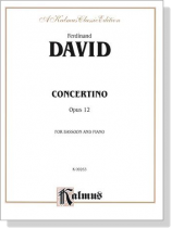David【Concertino , Opus 12】for Bassoon and Piano David【Concertino , Opus 12】for Bassoon and Piano