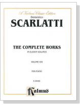 Scarlatti【The Complete Works In Eleven Volumes , Volume Ⅷ】for Piano