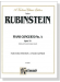 Rubinstein【Piano Concerto No. 4 , Opus 70】for Two Pianos / Four Hands