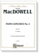 MacDowell【Piano Concerto No. 2 , Opus 23 in D Minor】for Two Pianos / Four Hands
