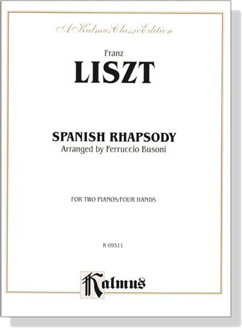 Liszt【Spanish Rhapsody】for Two Pianos / Four Hands