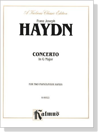 Haydn【Concerto in G Major】For Two Pianos / Four Hands