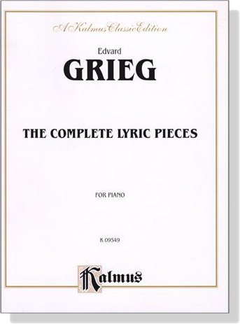 Grieg【The Complete Lyric Pieces】for Piano