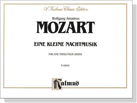 Mozart【Eine kleine Nachtmusik】For One Piano / Four Hands